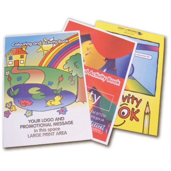 A5, 4 Sided Colouring Booklets